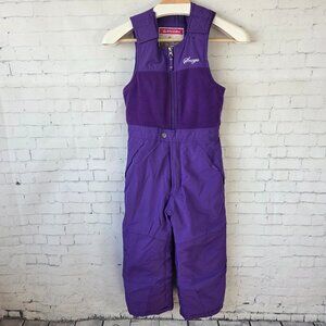 Snozu Kids Snowsuit Bibs Snow Pants Size 6 Purple Girls Winter Outdoor